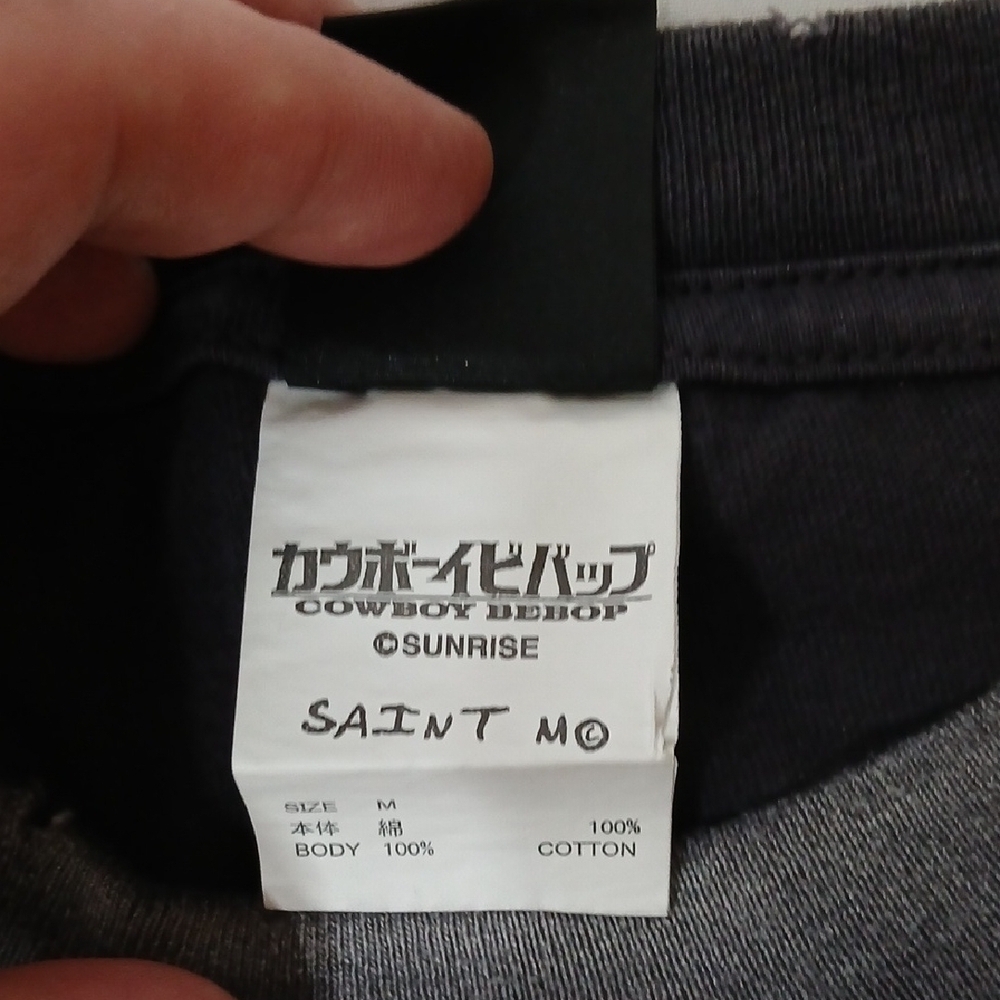 Saint Mxxxxxx Cowboy Bepop SS T-Shirt Black - Picture 4 of 7